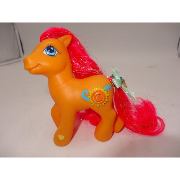My Little Pony MLP SEASCAPE 2005 Tinsel Hair Dream Design Pony Horse - Picture 4 of 10